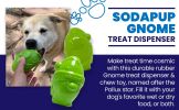Gnome Rubber Dog Chew Toy for Heavy Chewers | Floating Treat Dispenser | USA Made
