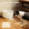 Cheerble Pumpless Dog Water Elfin Fountain, Wireless Pet Fountain Battery Operated