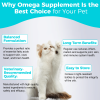 Omega Supplement Oil for Dogs Promotes Healthy Skin Coat Joint and Heart Support