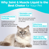 Joint and Muscle Liquid for Cats and Dogs Natural Supplement for Mobility and Comfort