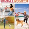 Diman Dog Soccer Balls Toys: Dog Balls with Straps for Indoor Outdoor Play, Pet Toys Balls for Small Medium, Doggie Birthday Gift