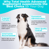 Total Health Advanced Supplement Suspension for Dogs and Cats Natural Wellness Support Pet Health Boost Liquid Formula