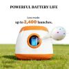 Automatic dog ball launcher, dog toy, orange