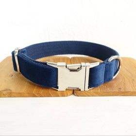 Bow pet collar large and small pet traction collar dog chain (Option: Collar-XXL)
