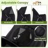 4 Wheel Pet Stroller for Small Dogs Cats up to 33 LBS