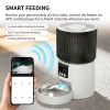 Intelligent fully automatic pet feeder, timed and quantitative feeding, remote control for more peace of mind
