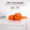 Cheerble Interactive Dog Toy, Wicked Ball Rolly, Automatic Move, E-TPU Material, Rope and Barking Sounds, for Medium to Large Dogs
