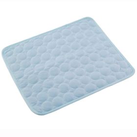 Dog Cooling Mat Summer Pets Cold Bed Extra Large For Small Big Dogs Pet Accessories Cat Durable Blanket Sofa Cat Ice Pad Blanket Pet Products (Option: Light Blue-S50*40cm)